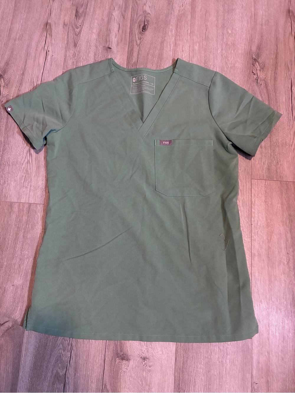 Figs Jade Catarina Scrub Top XS - Picture 2 of 6